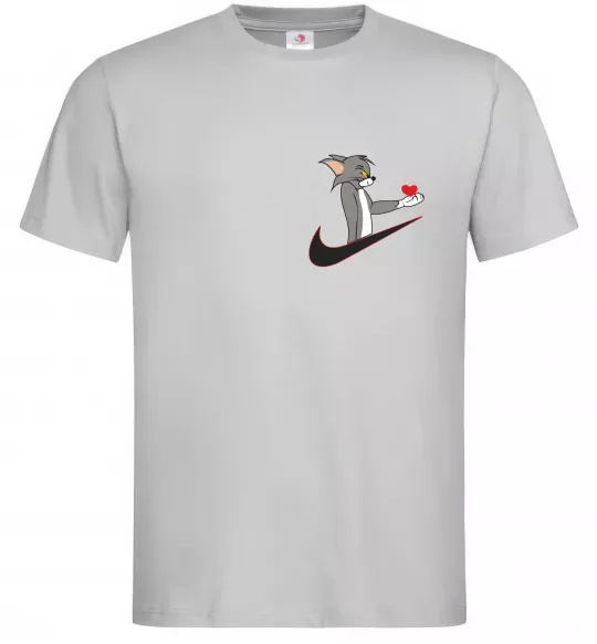 Чоловіча футболка Том парна Сірий фото