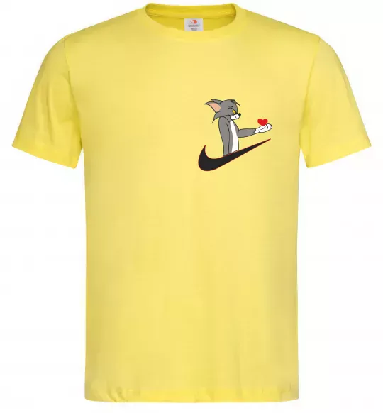 Чоловіча футболка Том парна Лимонний фото