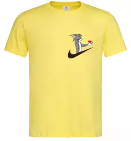 Мужская футболка Том парна Лимонный фото