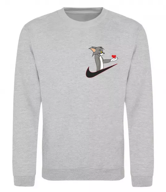 Світшот Том парна Сірий меланж фото