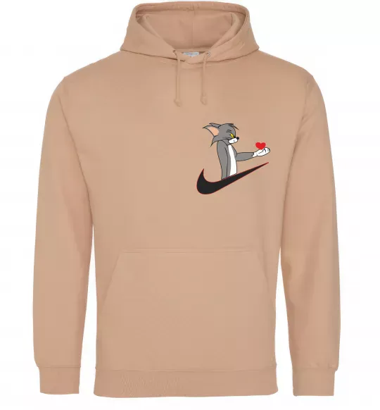 Мужская толстовка (худи) Том парна Песочный фото