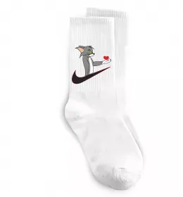 Носки Том парна Белый фото