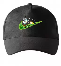 Кепка Рік та Морті летять на значку Черный фото