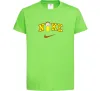 Детская футболка Морті Сміт значок Лаймовый фото