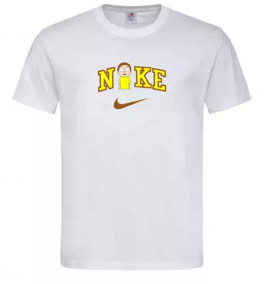 Чоловіча футболка Морті Сміт значок Білий фото