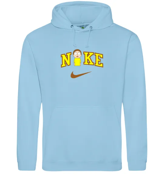 Женская толстовка (худи) Морті Сміт значок Голубой фото