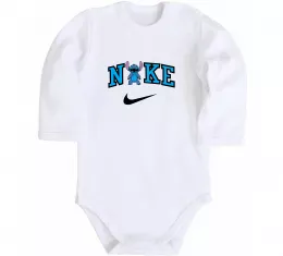 Детский боди Стіч значок Белый фото