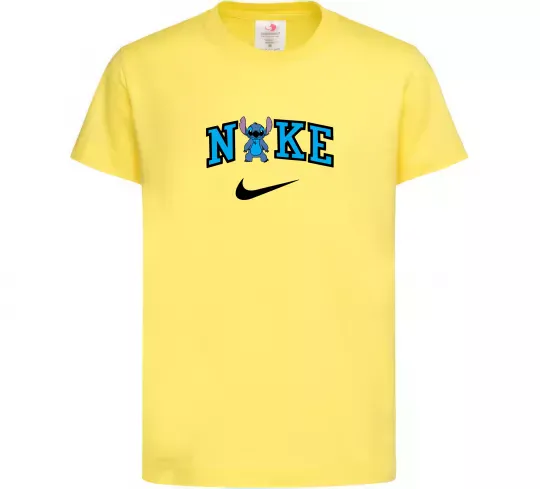 Дитяча футболка Стіч значок Лимонний фото