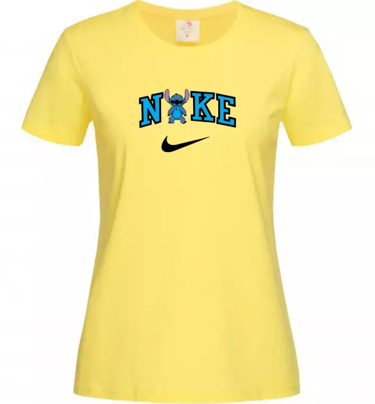 Жіноча футболка Стіч значок Лимонний фото