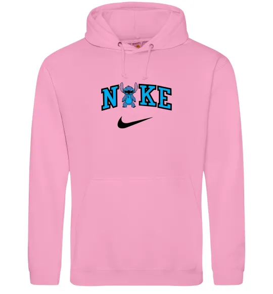 Чоловіча толстовка (худі) Стіч значок Рожевий фото