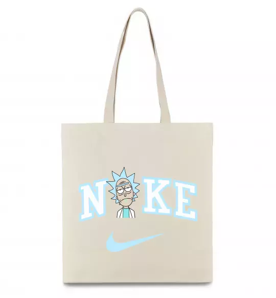 Эко-сумка Рік Санчез значок Бежевый фото