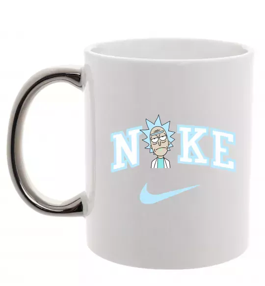 Чашка с цветной ручкой Рік Санчез значок Серебро фото