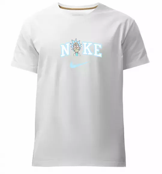 Мужская премиум футболка Рік Санчез значок Белый фото