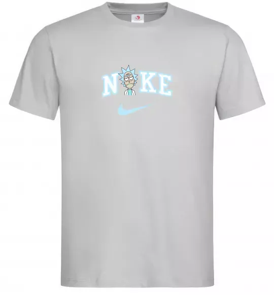 Чоловіча футболка Рік Санчез значок Сірий фото