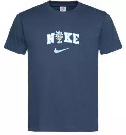 Чоловіча футболка Рік Санчез значок Темно-синій фото