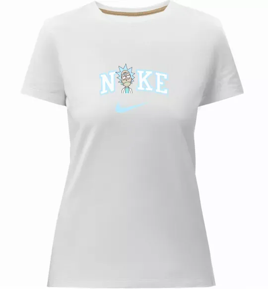 Женская премиум футболка Рік Санчез значок Белый фото