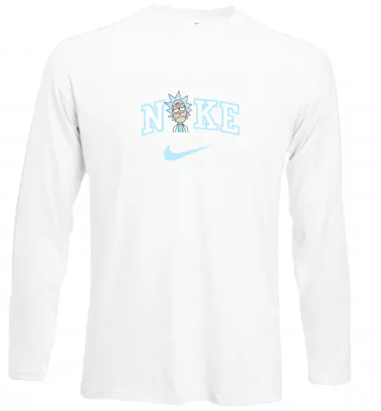 Лонгслив Рік Санчез значок Белый фото