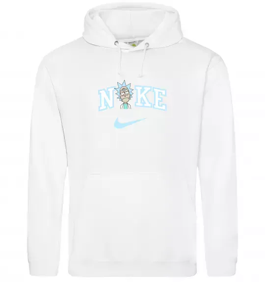 Женская толстовка (худи) Рік Санчез значок Белый фото