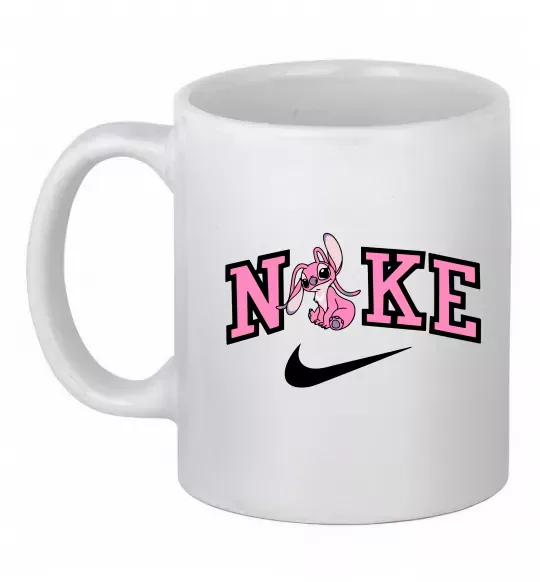 Чашка керамическая Енджел (Стіч) Белый фото