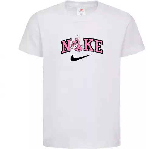 Дитяча футболка Енджел (Стіч) Білий фото