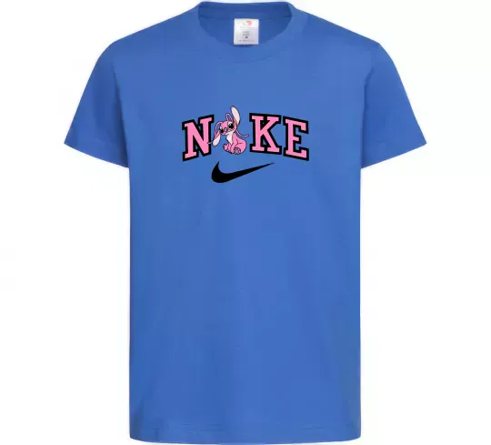 Дитяча футболка Енджел (Стіч) Яскраво-синій фото