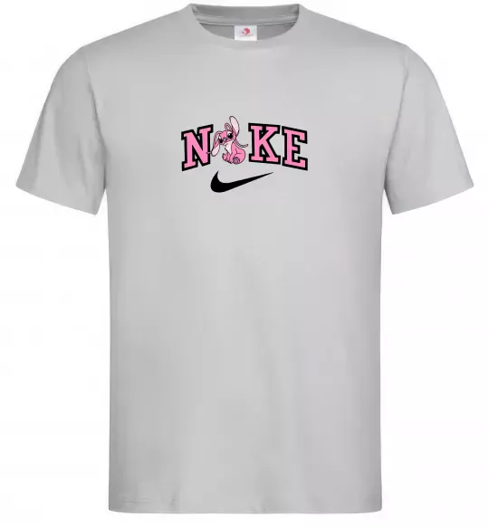 Мужская футболка Енджел (Стіч) Серый фото