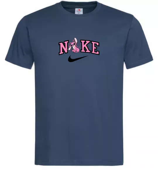 Мужская футболка Енджел (Стіч) Темно-синий фото