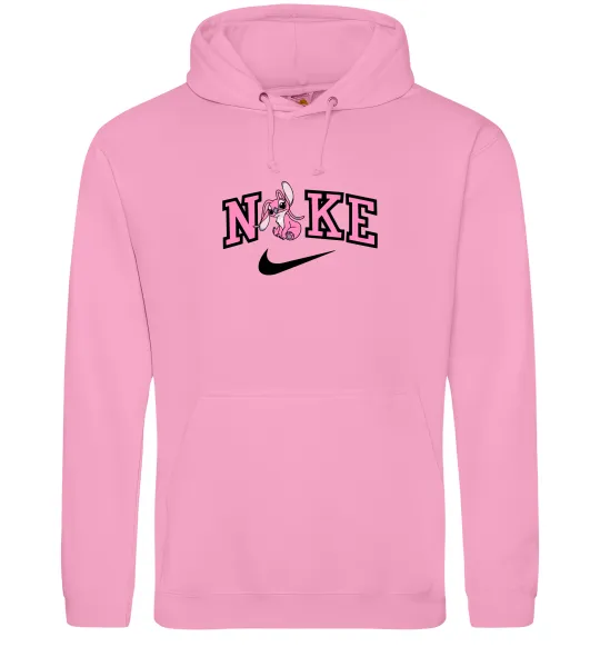 Чоловіча толстовка (худі) Енджел (Стіч) Рожевий фото