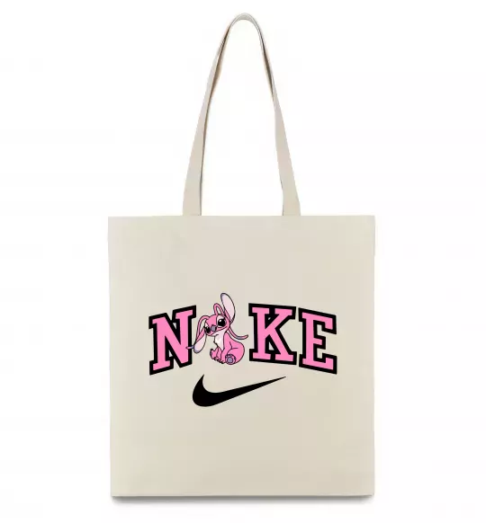 Еко-сумка Енджел (Стіч) Бежевий фото