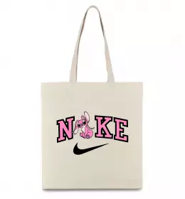 Еко-сумка Stitch Бежевий фото