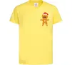 Дитяча футболка Новорічний пряник маленький Лимонний фото
