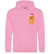 Жіноча толстовка (худі) Новорічний пряник маленький Рожевий фото