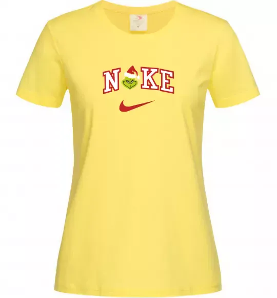 Женская футболка Грінч значок Лимонный фото