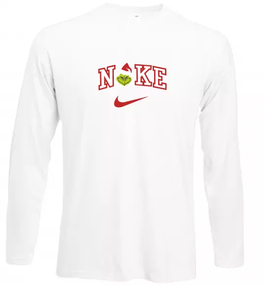 Лонгслив Грінч значок Белый фото