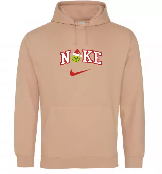 Жіноча толстовка (худі) Грінч значок Пісочний фото