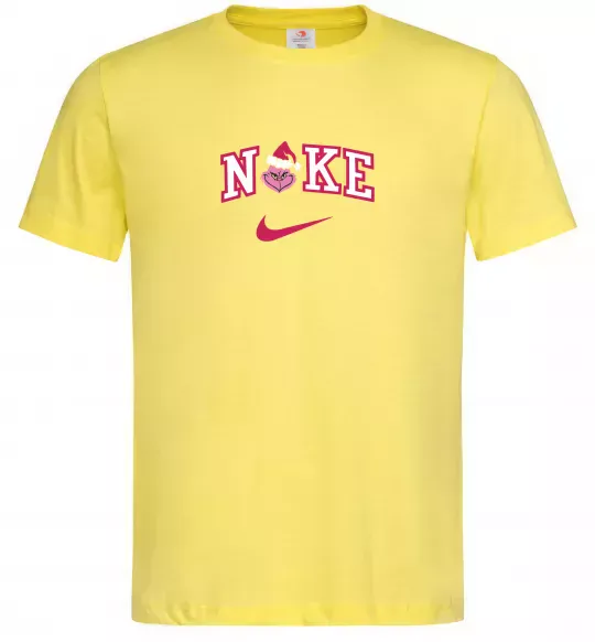 Мужская футболка Грінч рожевий Лимонный фото