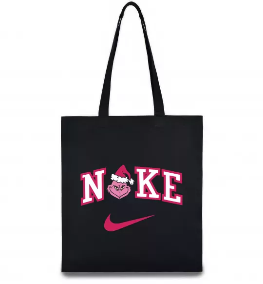 Еко-сумка Грінч рожевий Чорний фото