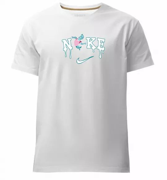 Мужская премиум футболка Стихії вода Белый фото