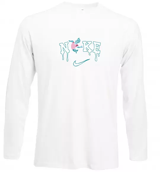 Лонгслив Стихії вода Белый фото