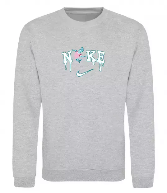 Світшот Стихії вода Сірий меланж фото