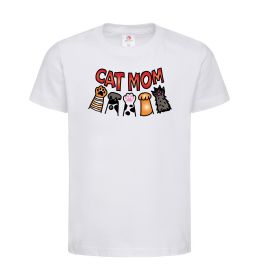Детская футболка Cat mom лапки Детская футболка Cat mom лапки