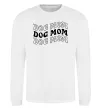 Свитшот Dog mom Белый фото