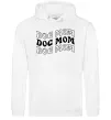 Жіноча толстовка (худі) Dog mom Білий фото