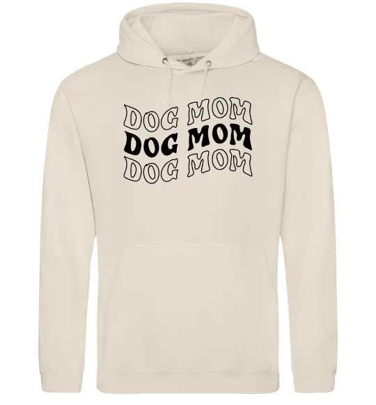 Женская толстовка (худи) Dog mom Таш фото