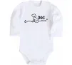 Детский боди Dog mom line Белый фото