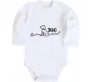 Дитячий бодік Dog mom line Білий фото