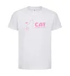 Дитяча футболка Cat mama pink Білий фото