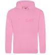 Мужская толстовка (худи) Cat mama pink Розовый фото