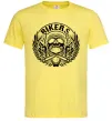 Мужская футболка Череп Bikers Лимонный фото