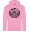 Чоловіча толстовка (худі) Череп Bikers Рожевий фото